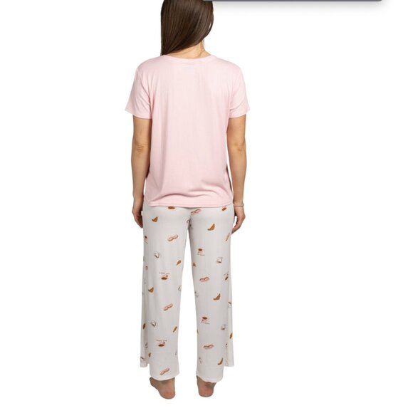 Rae Dunn "BREAKFAST IN BED" Pajamas - Picture 3 of 10